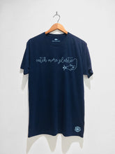 Load image into Gallery viewer, Catch More Plastic T-shirt, Deep Ocean Blue