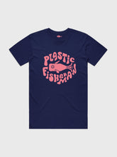 Load image into Gallery viewer, Original Plastic Fisherman T-shirt, Deep Ocean Blue
