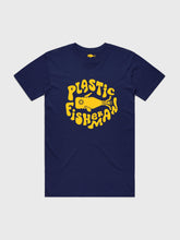 Load image into Gallery viewer, Original Plastic Fisherman T-shirt, Deep Ocean Blue