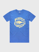 Load image into Gallery viewer, Original Plastic Fisherman T-shirt, Miami Blue
