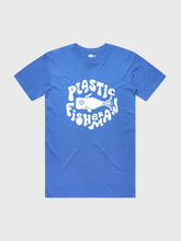 Load image into Gallery viewer, Original Plastic Fisherman T-shirt, Miami Blue