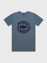 Load image into Gallery viewer, Original Plastic Fisherman T-shirt, SanFran Bay Gray