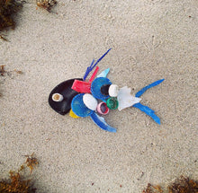 Load image into Gallery viewer, Catch Of The Day - Plastic Rainbow Fish 7.5" x 7.5"