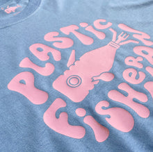 Load image into Gallery viewer, Original Plastic Fisherman T-shirt, Bahamas Blue