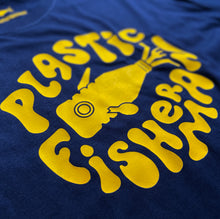 Load image into Gallery viewer, Original Plastic Fisherman T-shirt, Deep Ocean Blue