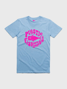 Original Plastic Fisherman T-shirt, Bahamas Blue