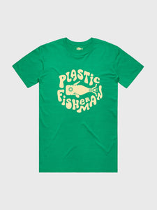 Original Plastic Fisherman T-shirt, Biscayne Bay Green