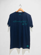 Load image into Gallery viewer, Catch More Plastic T-shirt, Deep Ocean Blue
