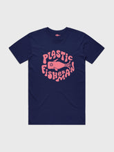 Load image into Gallery viewer, Original Plastic Fisherman T-shirt, Deep Ocean Blue

