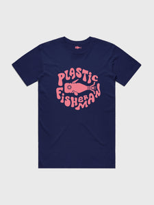Original Plastic Fisherman T-shirt, Deep Ocean Blue
