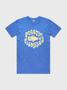 Original Plastic Fisherman T-shirt, Miami Blue