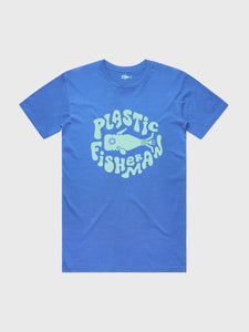 Original Plastic Fisherman T-shirt, Miami Blue