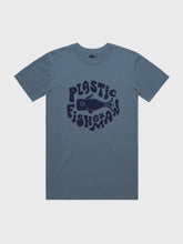 Load image into Gallery viewer, Original Plastic Fisherman T-shirt, SanFran Bay Gray
