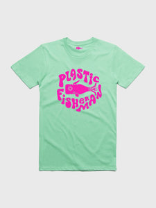 Original Plastic Fisherman T-shirt, Seamfoam Green