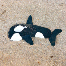 Load image into Gallery viewer, Catch Of The Day - Plastic Orca 7.5&quot; x 7.5&quot;
